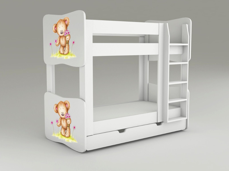 Becks poschodová posteľ Macko me To